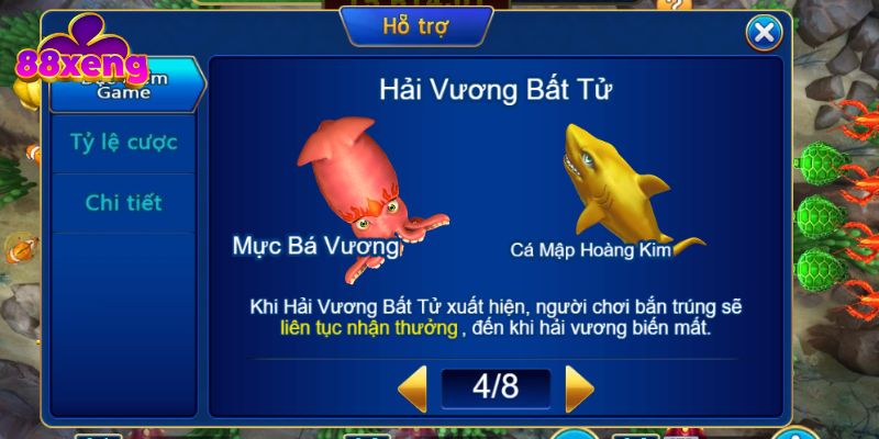 Hải Vương Bất Tử trong Jackpot Fishing