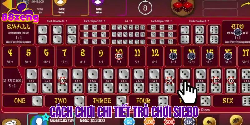 Hướng dẫn chuẩn xác về cách chơi game Sicbo