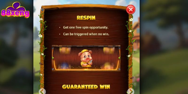 Thông tin chi tiết về cơ chế đặc biệt có trong Three Little Pigs